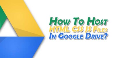 host html on google drive