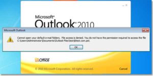Resolved-Error-Outlook-2010-Access-Denied