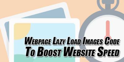 Webpage Lazy Load Images Code To Boost Website Speed - EXEIdeas – Let's ...