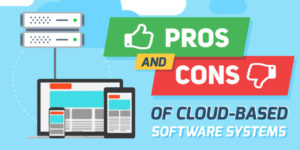Pros-And-Cons-Of-Cloud-Based-Software-Systems-Infographics
