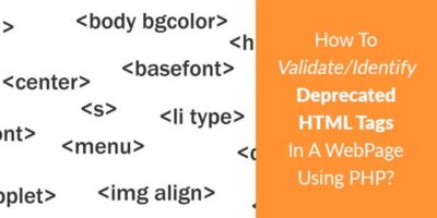 php validate html tags