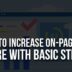 How-To-Increase-On-Page-SEO-Score-With-Basic-Steps